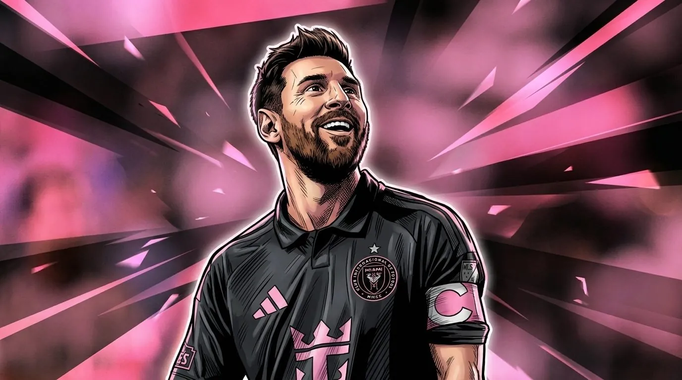 Illustration of Lionel Messi