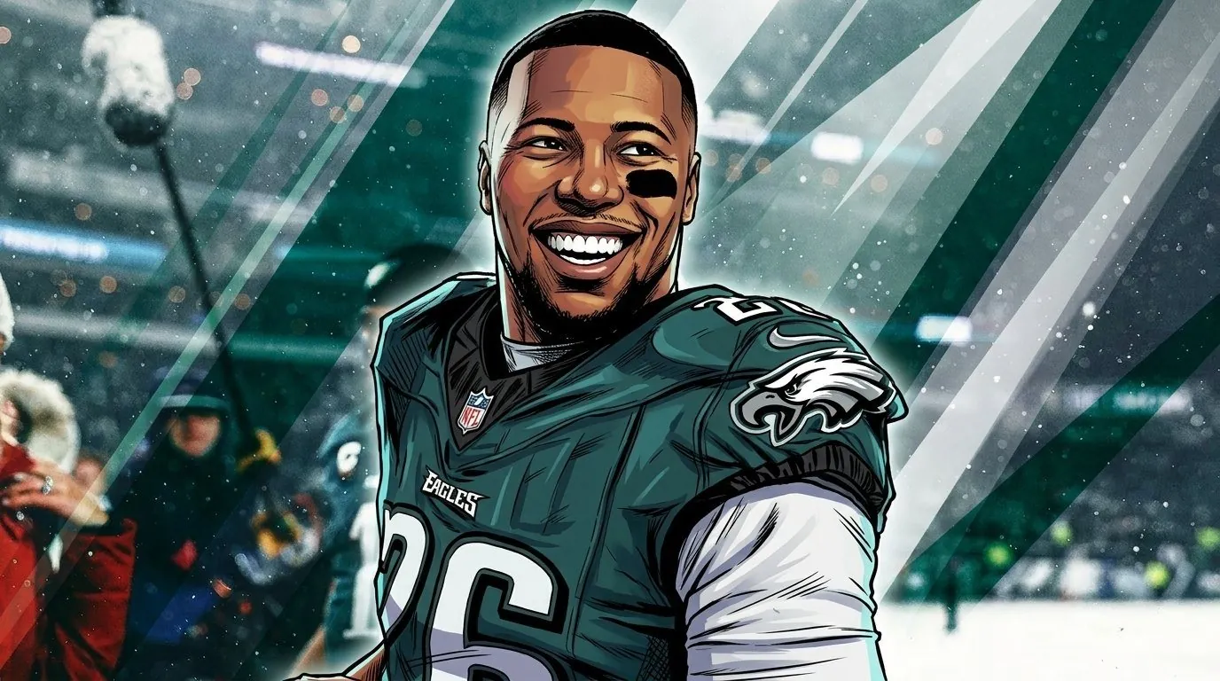 Illustration of Saquon Barkley