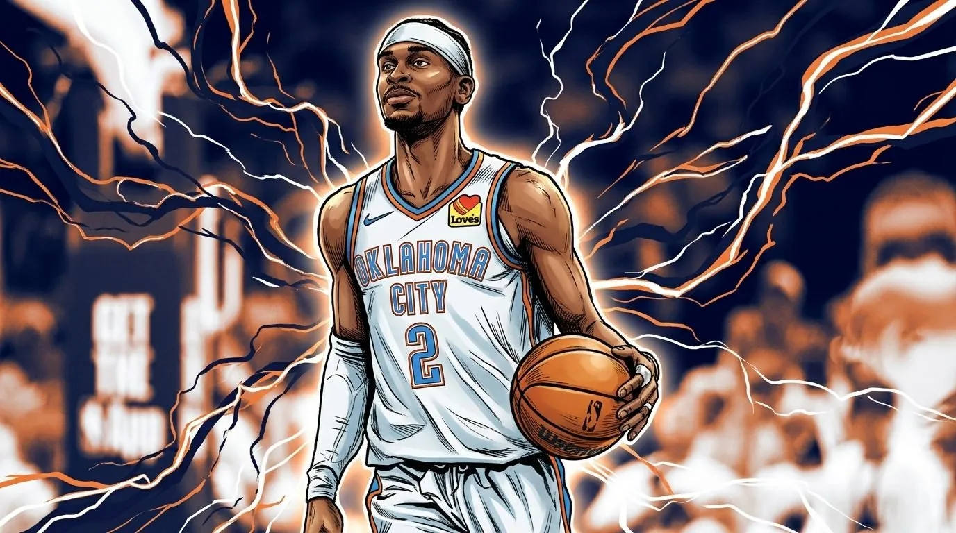 Illustration of Shai Gilgeous-Alexander